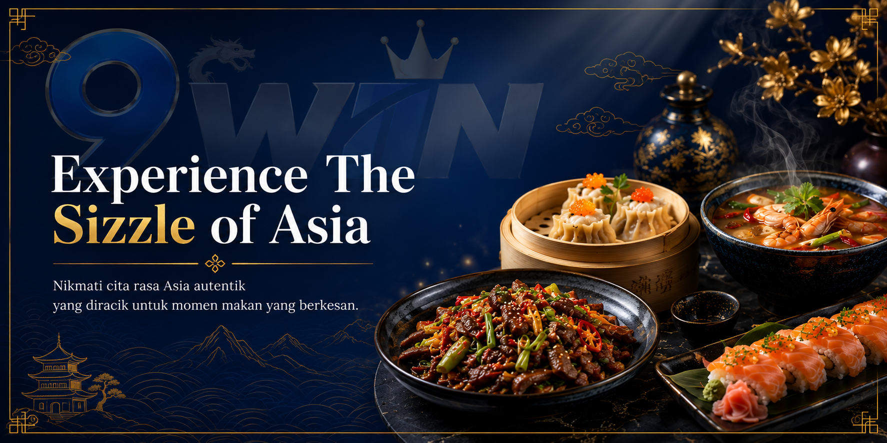 Signature dishes Sizzle Asian Food, reservasi meja Anda sekarang